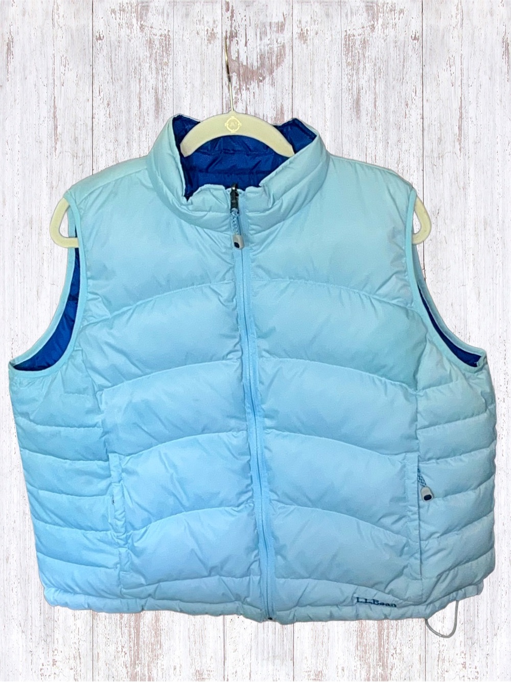 EUC Vintage L.L. Bean Women’s Reversible Goose Down Puffer Jacket Size 1X